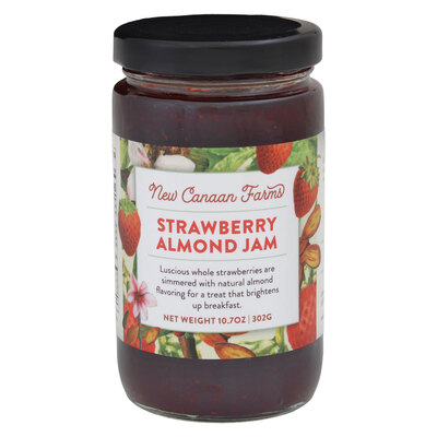 New Canaan Farms Strawberry Almond Jam
