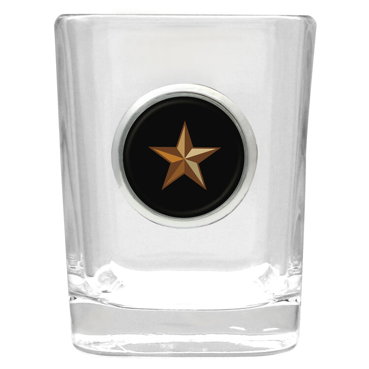 Texas Star Medallion Shot Glass