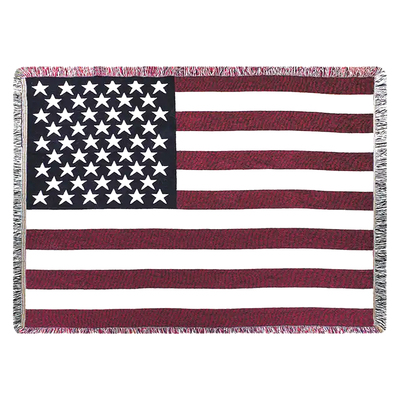  Stars & Stripes Jacquard Throw