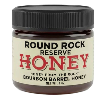 Round Rock Honey Reserve Bourbon Barrel Honey 4oz