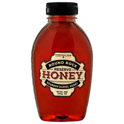Round Rock Honey Reserve Bourbon Barrel Honey 16oz