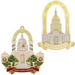 The 1996 and 2025 Texas Capitol Ornament Bundle