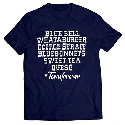 Texas Forever Navy T-Shirt