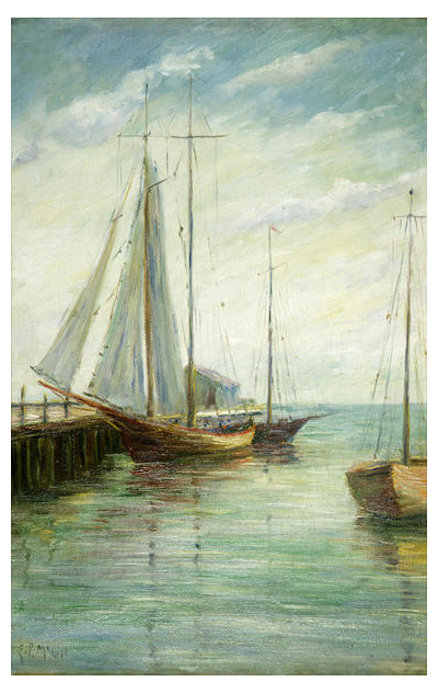 Eloise Polk McGill Sailboats, c. 1910