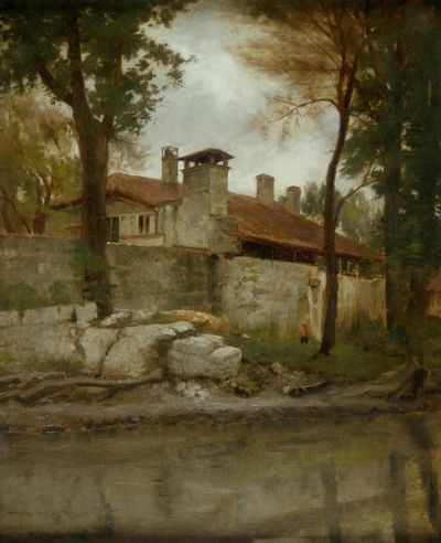 Robert Jenkins Onderdonk Twohig House on the Banks of the San Antonio River, c. 1915