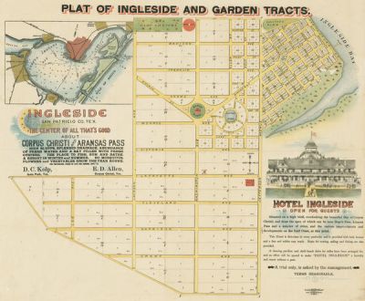 D. C. Kolp and E. D. Allen, publishers Plat of Ingleside and Garden Tracts 1890