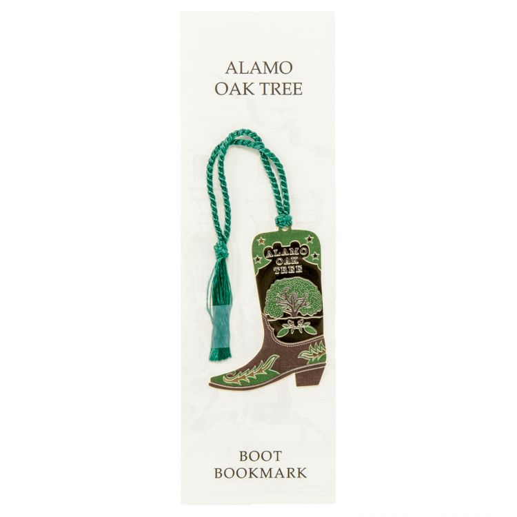 Alamo Oak Tree Boot Bookmark